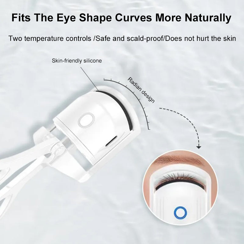 Portable Electric Rechargeable Heated Comb Eyelash Curler