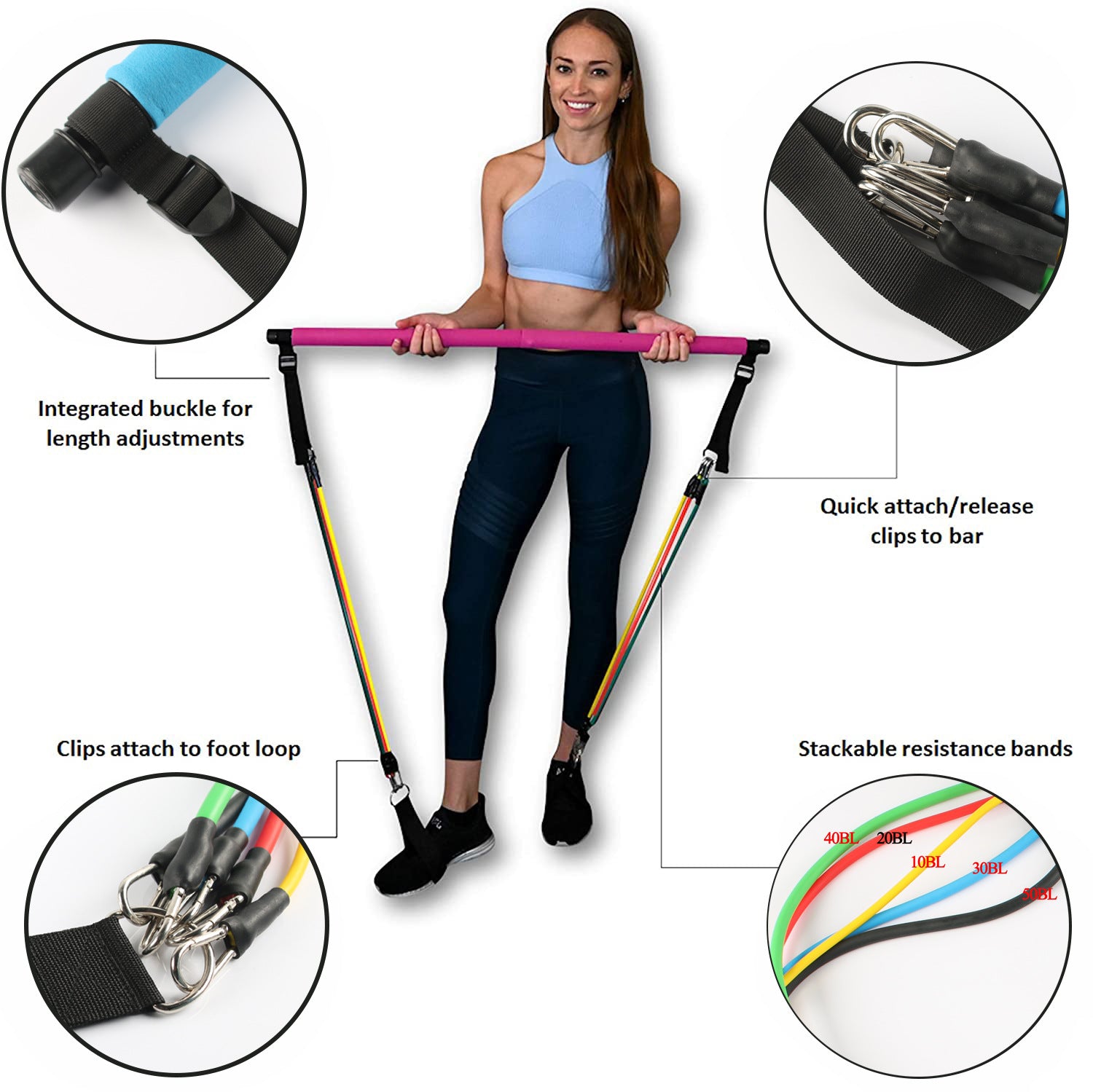 Yoga Resistance Band Home Trainer - My Wellness Warehouse