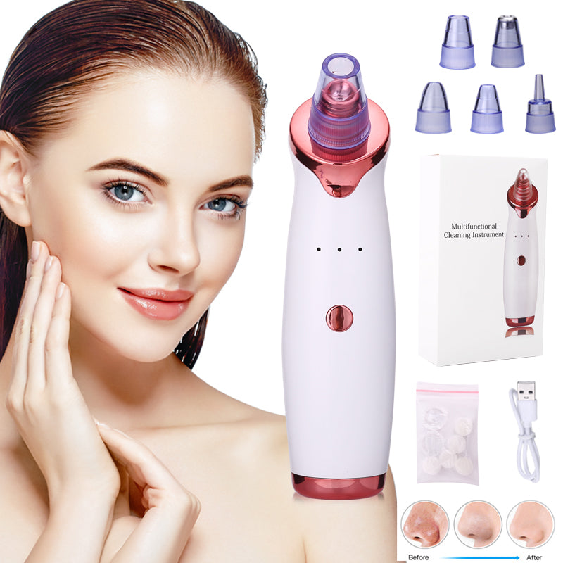 Blackhead Remover Instrument Black Dot Remover Acne Vacuum Suction Face Cleaner - My Wellness Warehouse