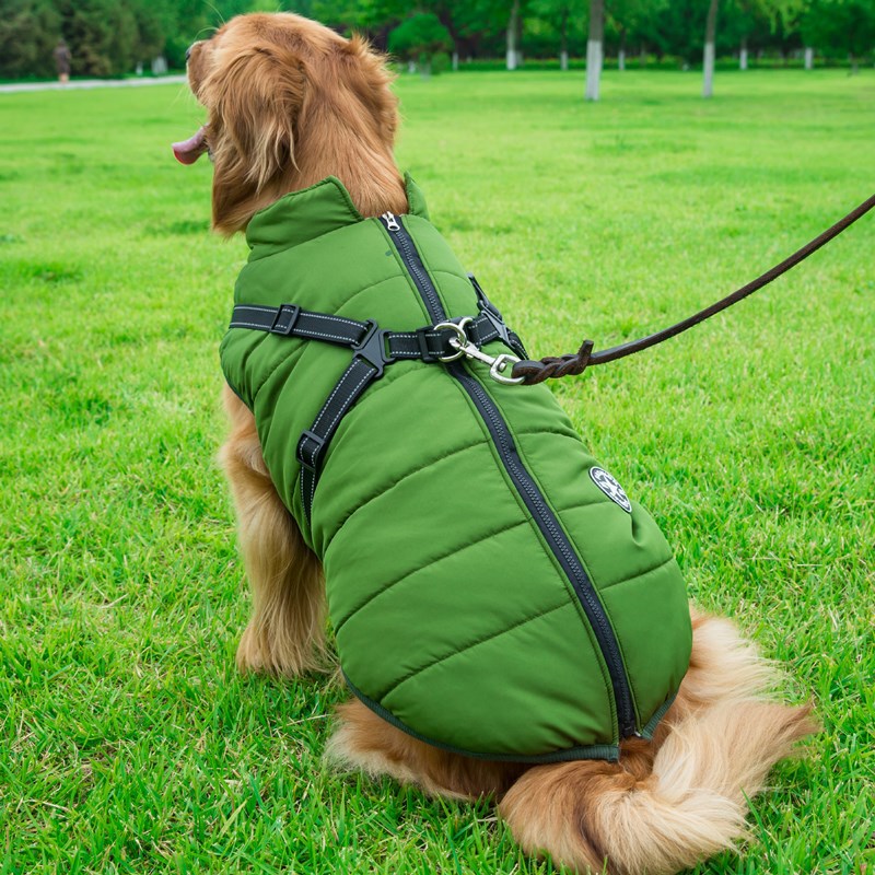 Chest Back Integrated Dog Winter Clothes