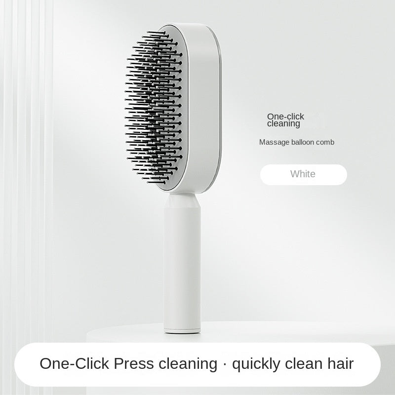 Self Cleaning Women Scalp Massage Hair Brush - My Wellness Warehouse