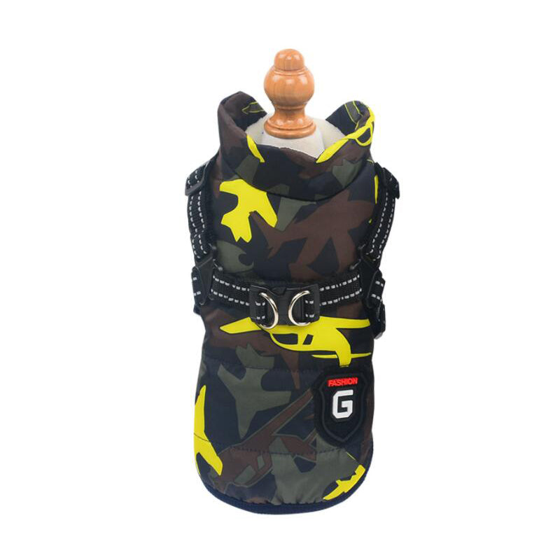 Chest Back Integrated Dog Winter Clothes